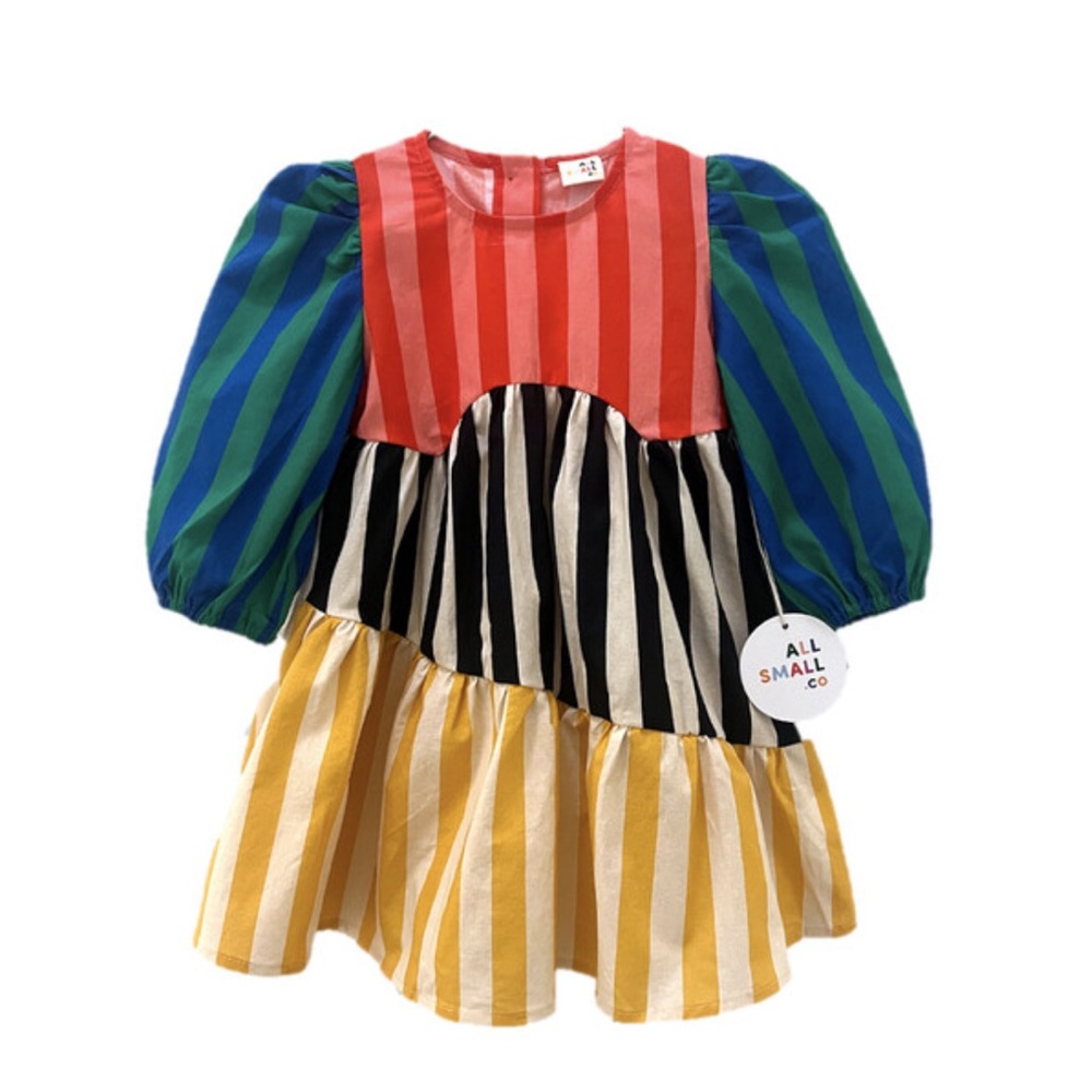 NWOT Crayon Striped Dress
